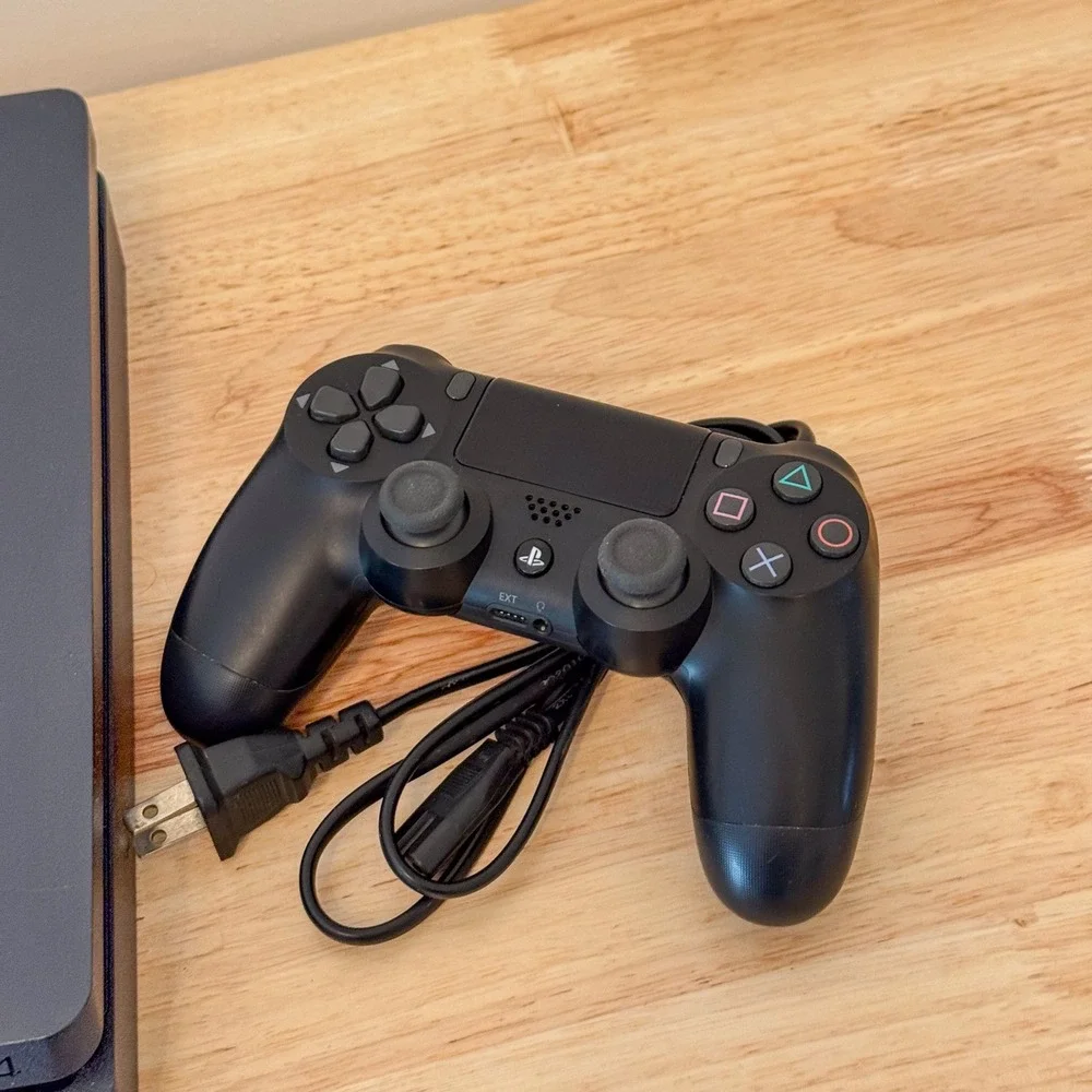 Sony PlayStation 4 Slim 1TB Console Black with DualShock 4 Controller